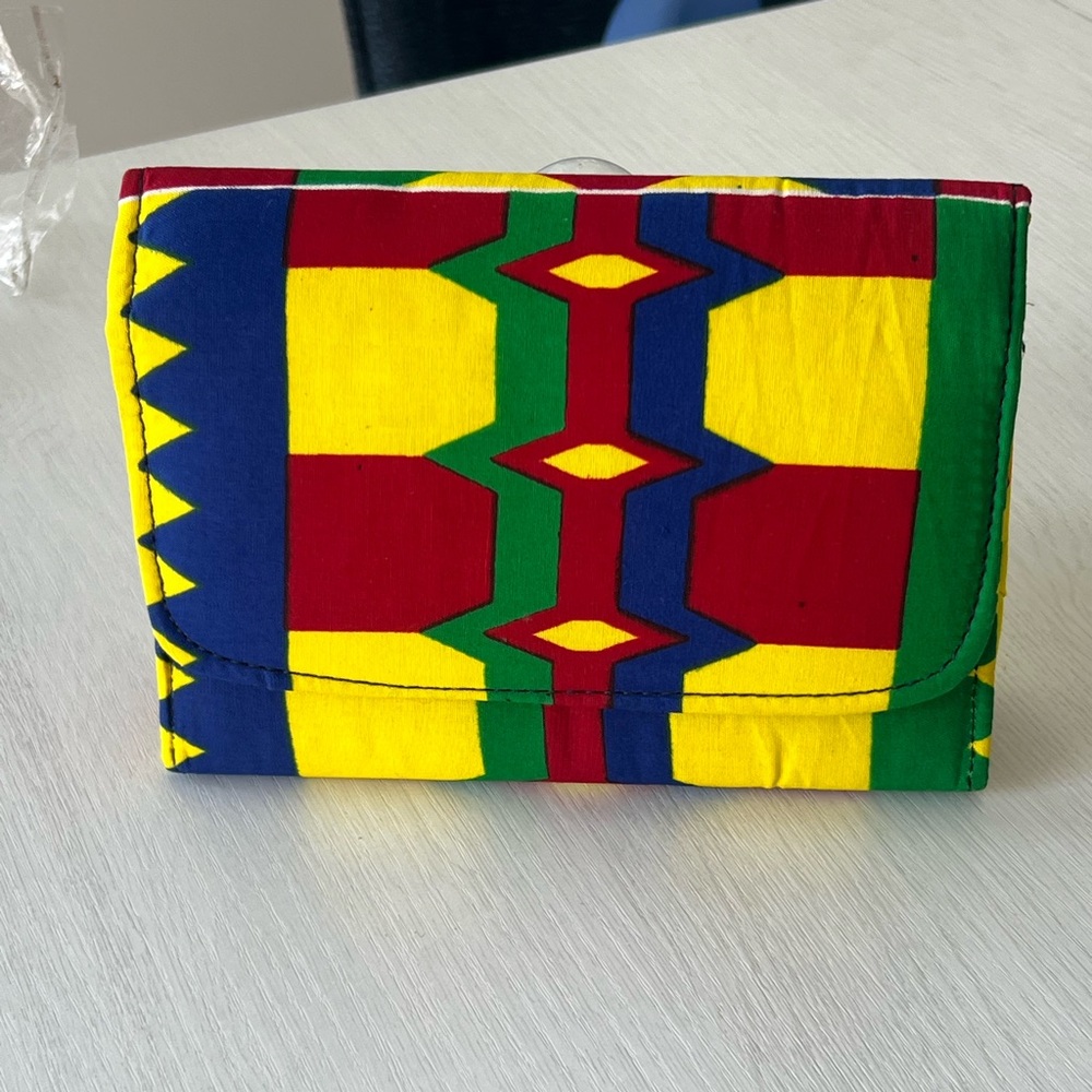 Colorful Geometric Pattern Clutch Purse